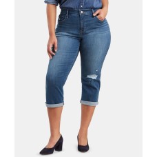 Levi’s Women’s Plus Size Shaping Capri Jeans