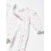 Little Me Baby Girls 2-Pc. Cotton Watercolor Floral-Print Hat & Footed Coverall