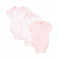 Little Me Baby Girls Damask Scroll Bodysuits 3-Pack