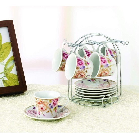  80-5678 Cups and Saucers Set of 6