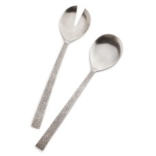 Lucky Brand Black Texture Salad Servers, Set of 2