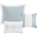  Ashbury 5-Piece Quilted Queen Bedspread Set (Blue, Oversized Queen)