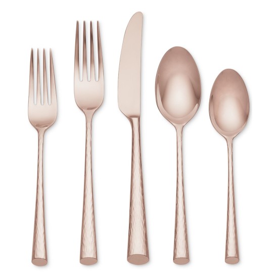  by Lenox Imperial Caviar Rose Gold 5-Pc. Place Setting