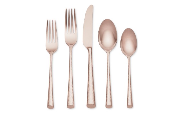  by Lenox Imperial Caviar Rose Gold 5-Pc. Place Setting