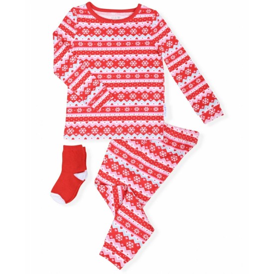 Max Olivia Baby And Toddler Girls 2-piece (Red, 12 Months)