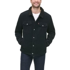 Men’s Levi’s Classic Corduroy Trucker Jacket with Sherpa Lining