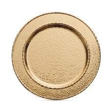Michael Aram Hammertone Gold-Tone Charger/Platter