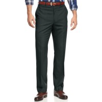 Michael Kors Flat-front Dress Pants Black 38×32