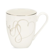 Mikasa Love Story Heart Coffee Mug, 14-Ounce
