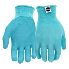 Miracle Gro Women’s Stretch Knit Gardening Gloves Aqua