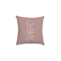 Morgan Home Typography 18×18 Decorative Pillow, Purple