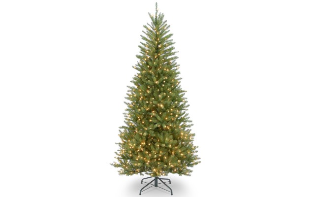 National Tree 6 5′ Dunhill Fir Slim Tree With 500 Clear Lights