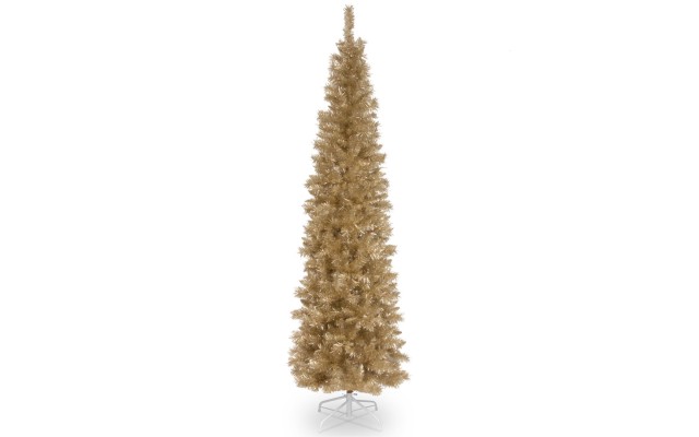  6 ft. Champagne Tinsel Tree