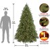  7.5′ “Feel Real” Jersey Fraser Fir Hinged Tree with 1250 Clear Lights
