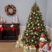  7.5′ “Feel Real” Jersey Fraser Fir Hinged Tree with 1250 Clear Lights