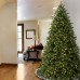  7.5′ “Feel Real” Jersey Fraser Fir Hinged Tree with 1250 Clear Lights