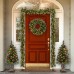  24 Crestwood Spruce Wreath With Silver Bristle