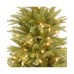  Company 4′ Weeping Spruce Wrapped Tree in Green Pot with 100 Clear