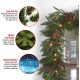  Company ‘Feel Real lit Artificial Christmas Garland Flocked with Mixed Decorations and Pre-Strung White Lights, 9 ft, Colonial