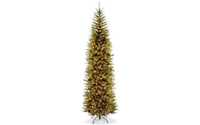  Company Kingswood Fir Pencil Tree With Clear Lights (Green, 9 Ft)