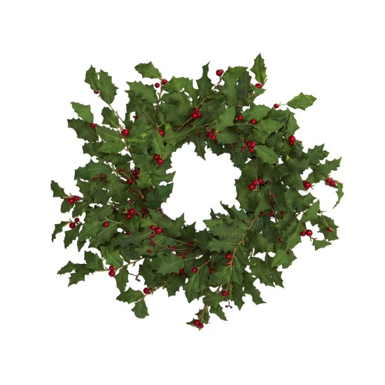  Holly Berry Artificial Wreath