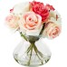  Rose Arrangement with Vase Artificial Plant