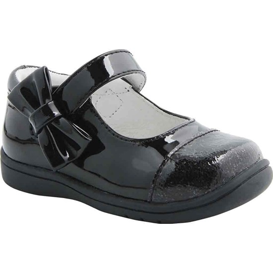 Nina Shoes Girl’s Moon-K (Black Patent, 5.5 Toddler)