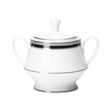 Noritake Austin Platinum Sugar Bowl with Cover
