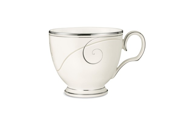  Dinnerware, Platinum Wave Cup