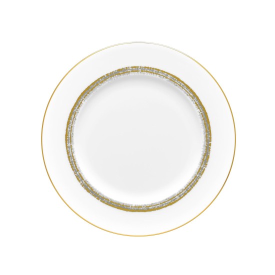  Haku Salad Plate, 8.5”, White/Gold