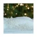  12 Count Glitter Snowflake Christmas Ornaments