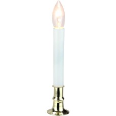 Northlight 9″ Brass Indoor Christmas Candle Lamp with Timer