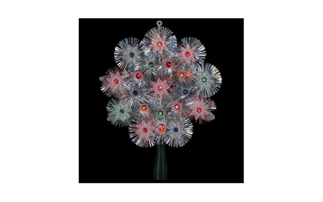  Lighted Retro Starbust Christmas Tree Topper