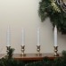  Set of 4 LED Flickering Window Christmas Candle Lamp with Timer 8.5″