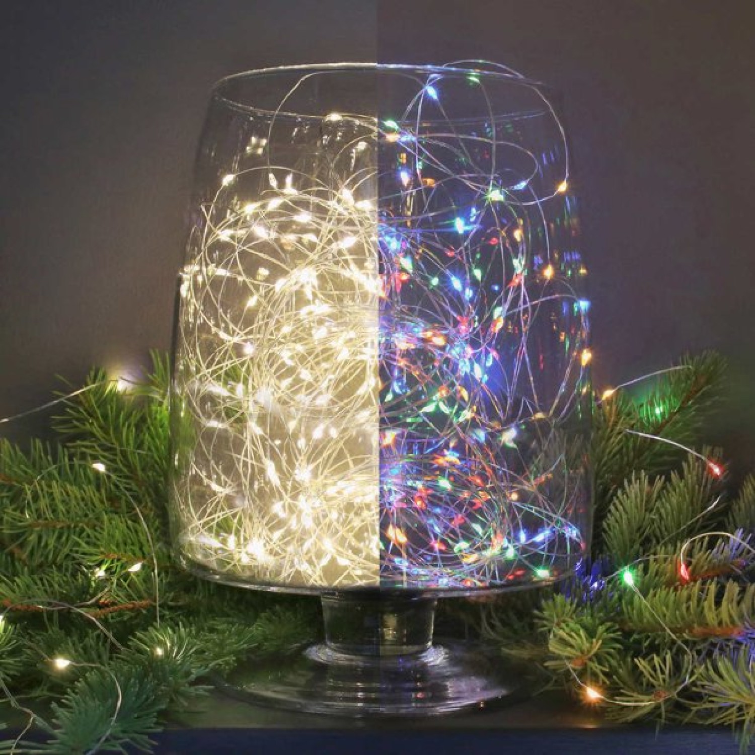 Philips Dual Color LED Micro Lights,8 Sets of 50 Lights