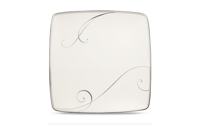 Platinum Wave 10.25″ Large Square Accent Plate