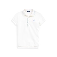 Polo Ralph Lauren Big Girls Floral Flag Stretch Mesh Polo Shirt