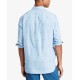  Men's Classic Fit Cotton Oxford Shirt, Light Blue, Small