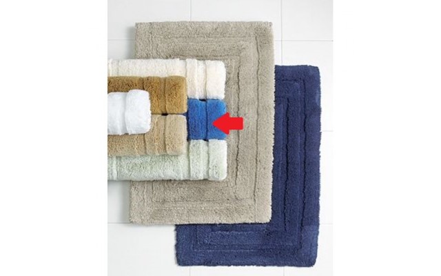 Ralph Lauren Palmer 21″ x 34″ Bath Rug – French Blue