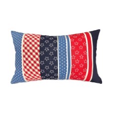 Small World Home 16×24 Stars Stripe Pillow
