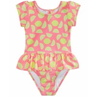 Solo Toddler Girls 1-Pc. Lemons & Sunshine Printed Swimsuit