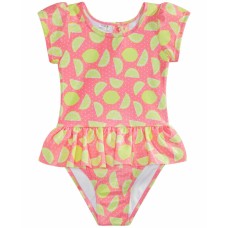 Solo Toddler Girls 1-Pc. Lemons & Sunshine Printed Swimsuit