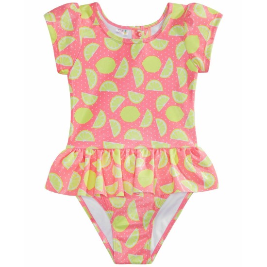  Toddler Girls 1-Pc. Lemons & Sunshine Printed Swimsuit