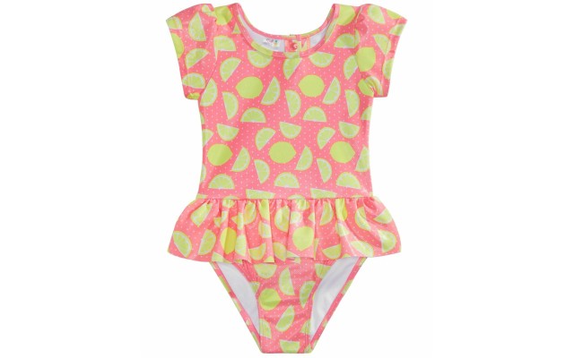  Toddler Girls 1-Pc. Lemons & Sunshine Printed Swimsuit