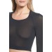  Women’s Arm Tights Layering Piece Metallic Silver
