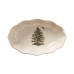  Christmas Tree Gold Collection Cranberry Dish & Server