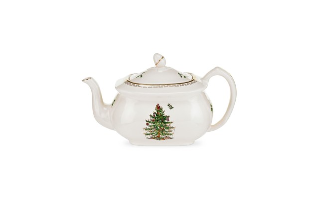  Christmas Tree Gold Teapot