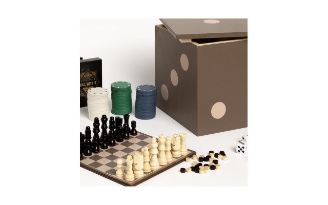  5-in-1 Dice Box Game Set