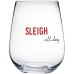  Cheer Stemless Wine Glasses Set of 4