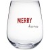  Cheer Stemless Wine Glasses Set of 4